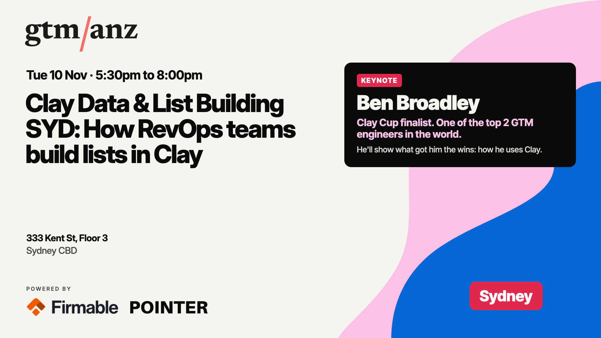 Clay Data & List Building SYD: How RevOps teams build lists in Clay